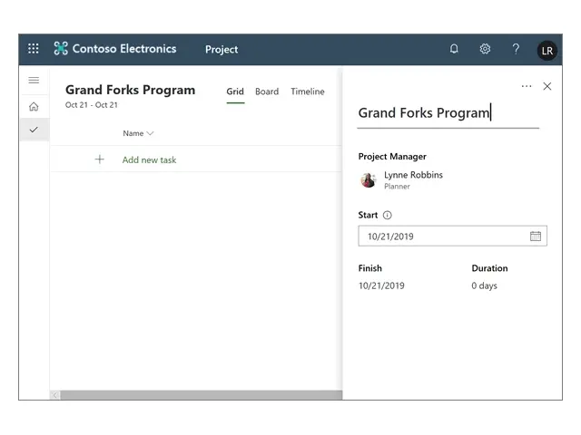 آموزش ایجاد پروژه در ماکروسافت پروجکت
