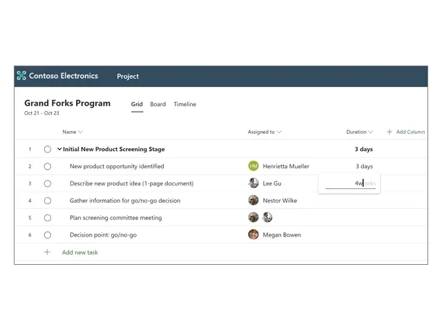 آموزش ایجاد پروژه در ماکروسافت پروجکت